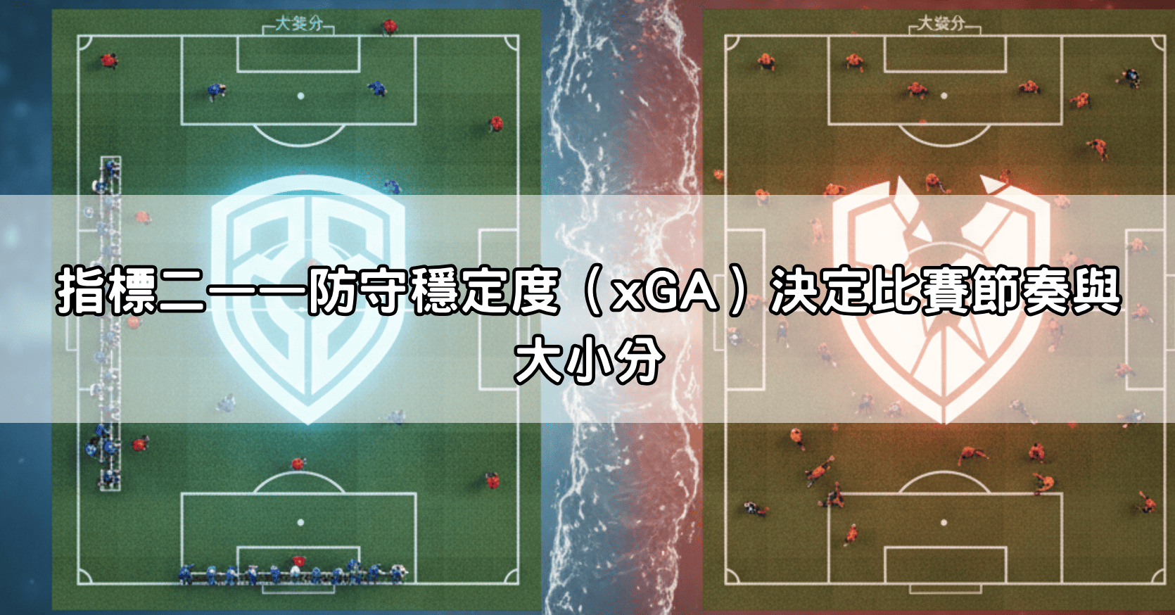 指標二——防守穩定度（xGA）決定比賽節奏與大小分